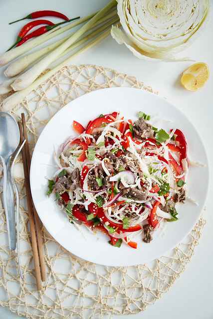 Beef and Rice Noodle Stir-Fry 