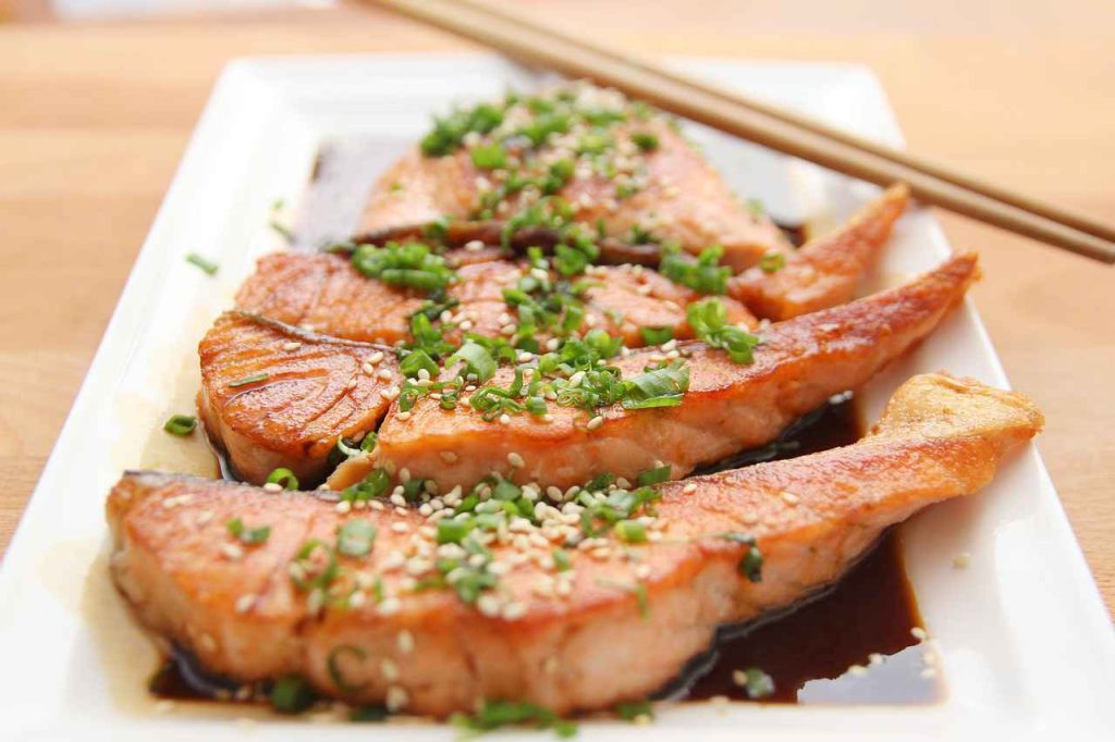 Teriyaki Salmon (Serves: 4) 