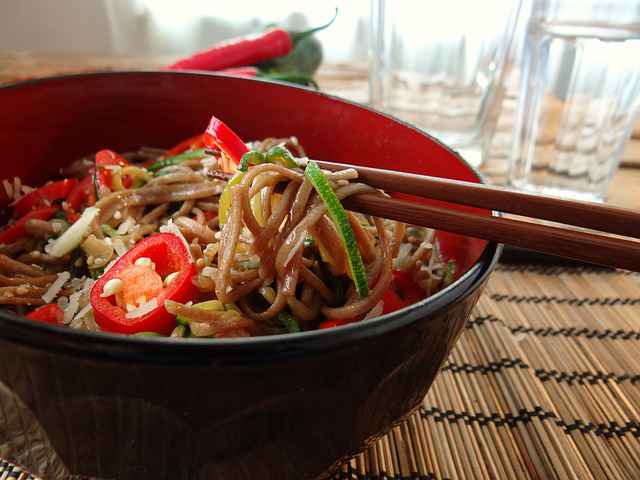 Zucchini Noodles with Pesto