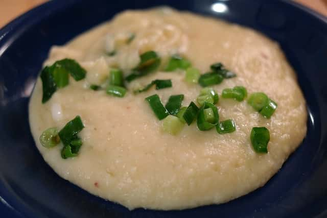 Garlic Parmesan Mashed Cauliflower