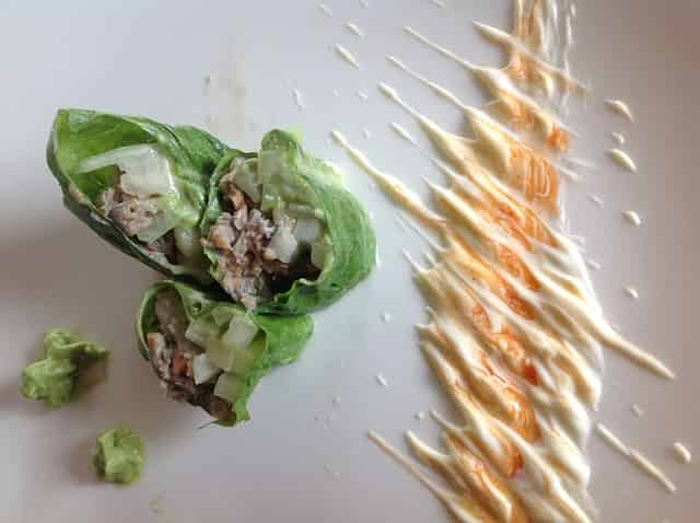 Tuna Salad Lettuce Wraps