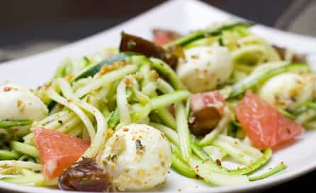 Zucchini Noodles with Alfredo Sauce